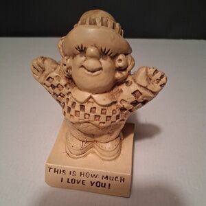 Vintage "This is How Much I Love You" Figurine